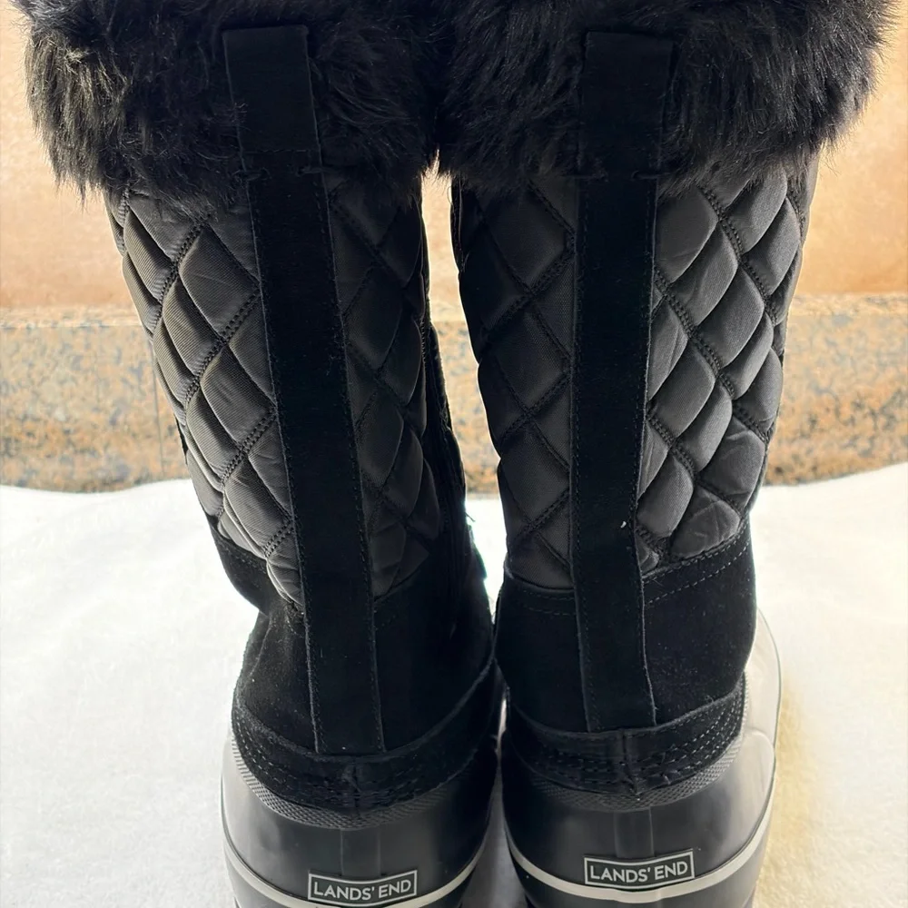 Land's End Quilted Boots